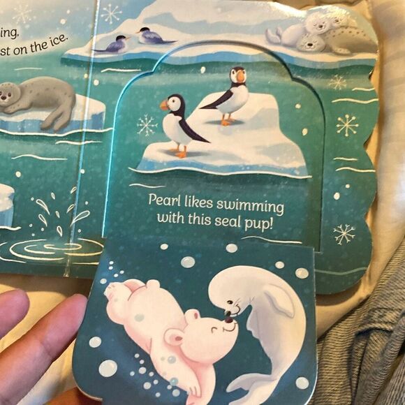 Babies in the Snow (Lift a Flap) Board Book - Picture 3 of 4